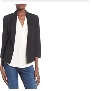 Mural collared blazer